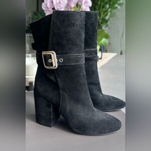Black Suede Vince Camuto Women's Boots